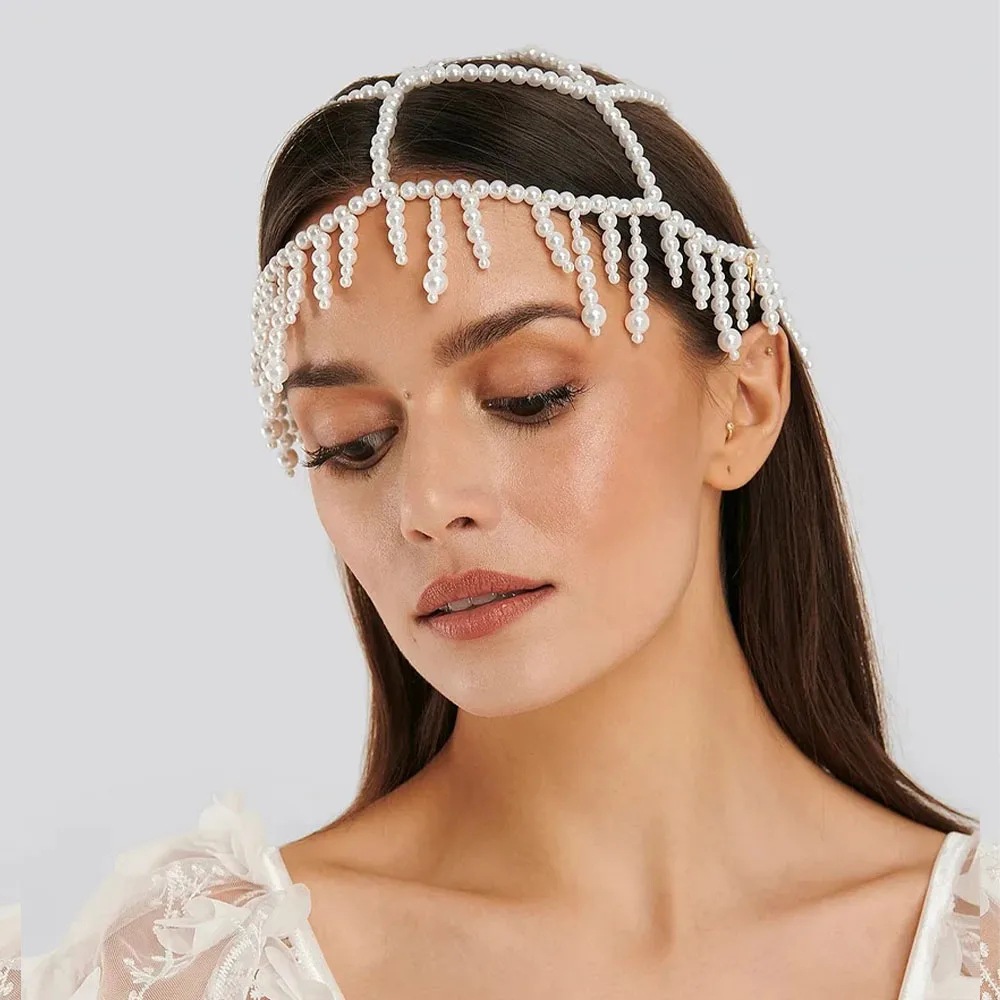 Women'S Fashion Roaring 20S - Модный головной убор с жемчужной бахромой,