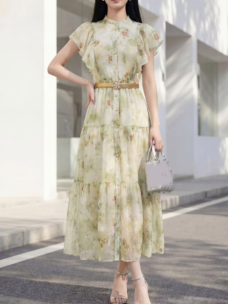 Women'S Fashion Gilded Age - Модное элегантное женское платье JUNLINNA для