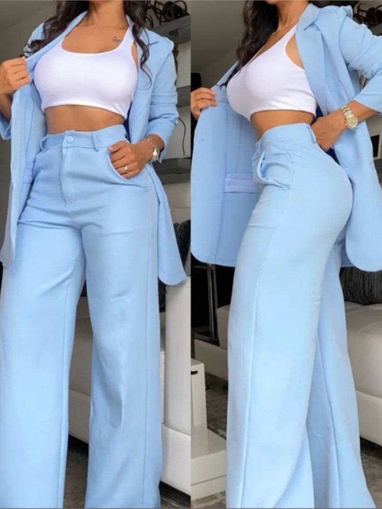 Новый осенний женский модный о – обзор и цена Wide Leg Palazzo Pants