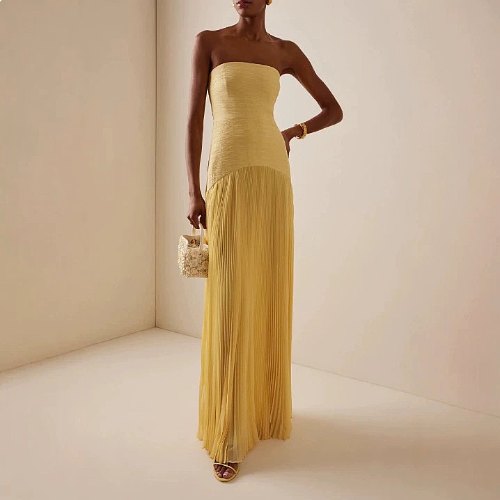 Модное платье-бюстье с драпиро – обзор и цена Ruched Dress Mini