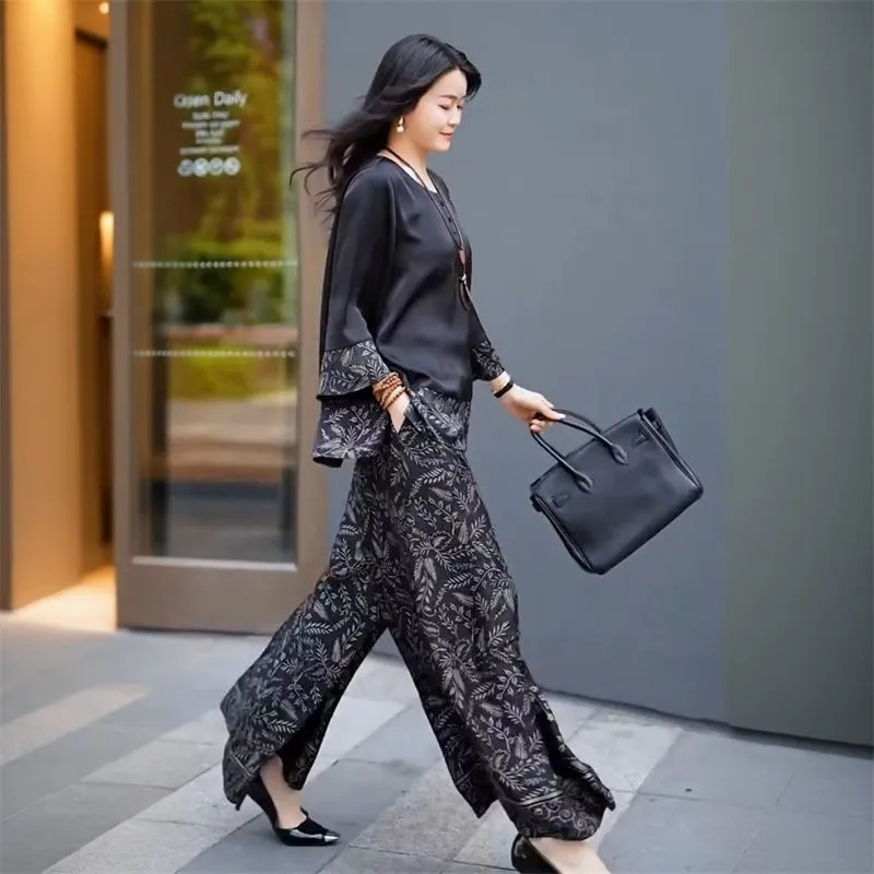 Летний женский свободный атлас – обзор и цена Wide Leg Palazzo Pants