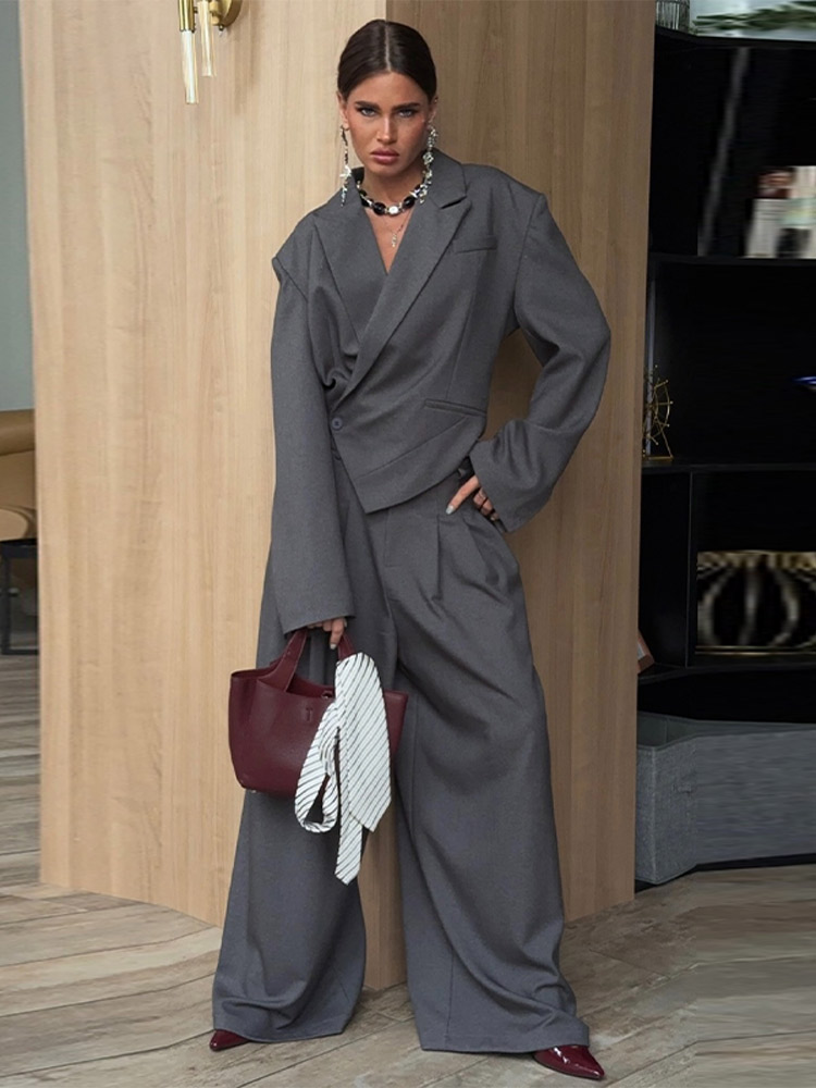 Женский офисный костюм: однобо – обзор и цена Wide Leg Palazzo Pants