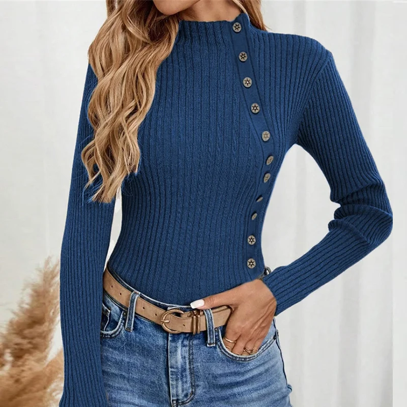 Осень-зима, женская базовая ру – обзор и цена Ribbed Knit Sweater