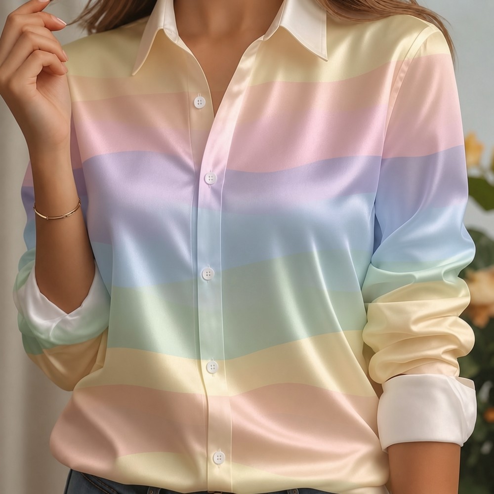 Женская атласная блузка с отло – обзор и цена Women Fashion Images