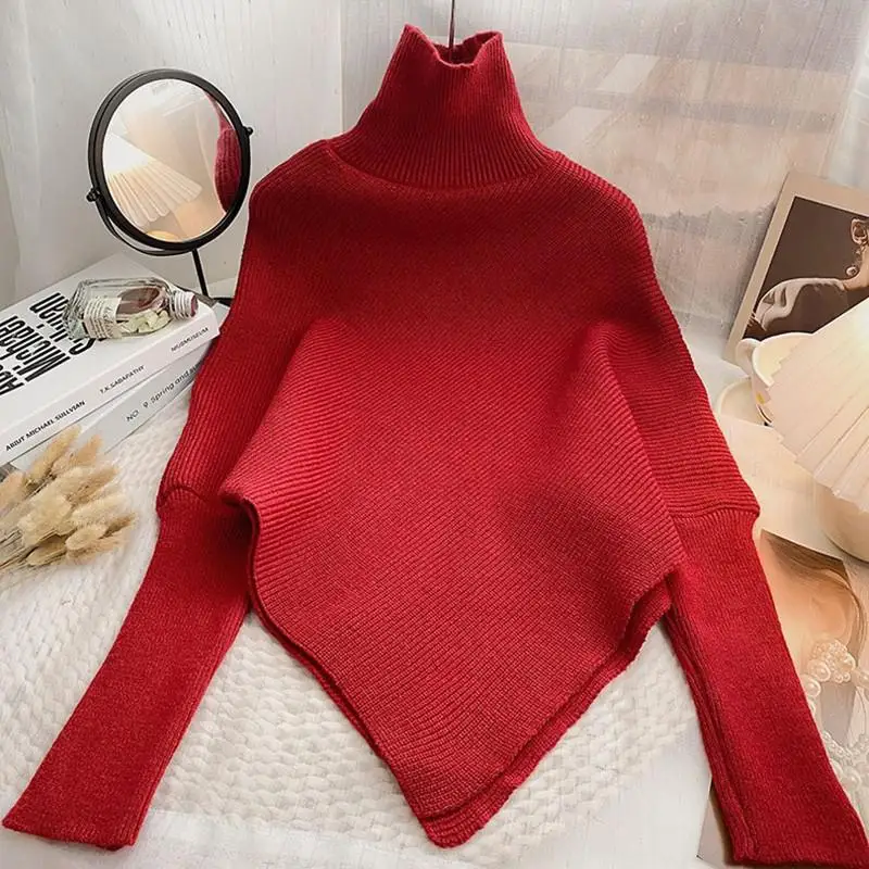 Асимметричный вязаный свитер-п – обзор и цена Ribbed Knit Sweater