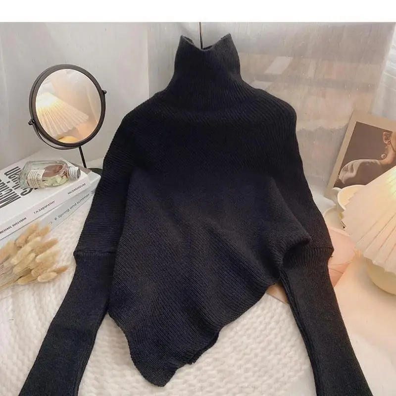 Асимметричный вязаный свитер-п – обзор и цена Ribbed Knit Sweater