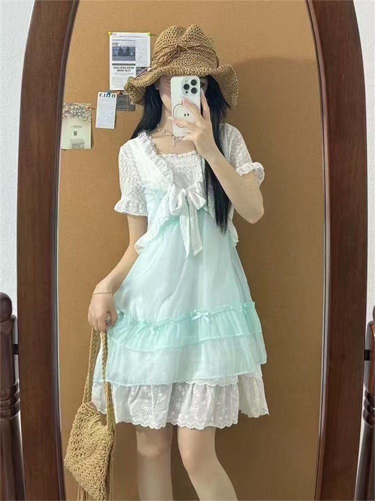 Японский кавайный милый компле – обзор и цена Ruched Dress Mini