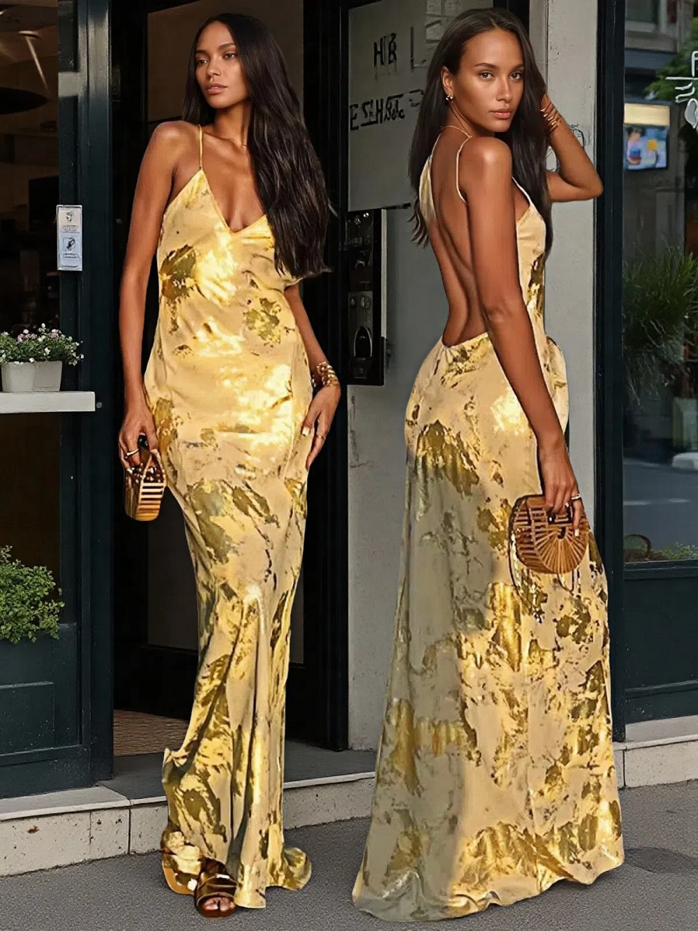 Лето 2024, новинка, модное пла – обзор и цена Women'S Fashion Gilded Age