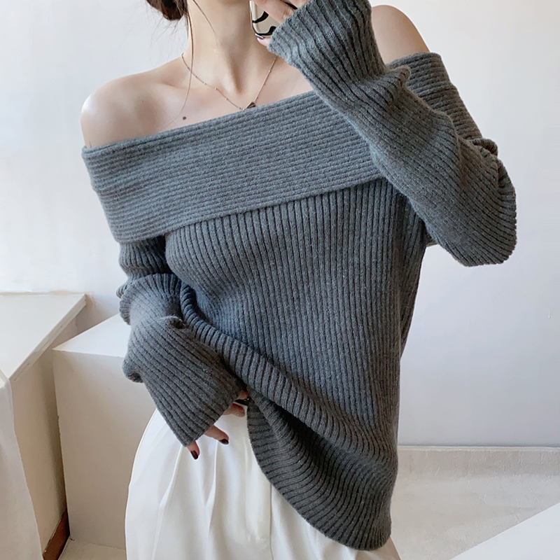 Элегантный женский вязаный сви – обзор и цена Ribbed Knit Sweater