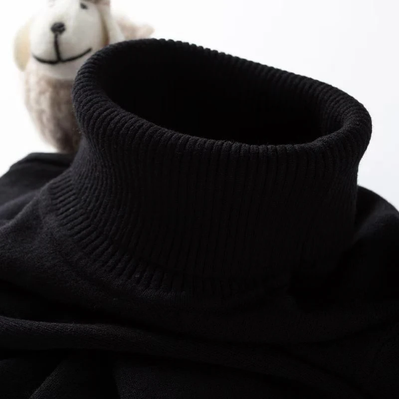 Мужской свитер с высоким ворот – обзор и цена Ribbed Knit Sweater