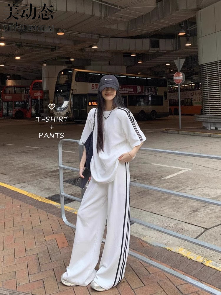 Женский Повседневный комплект  – обзор и цена Wide Leg Palazzo Pants