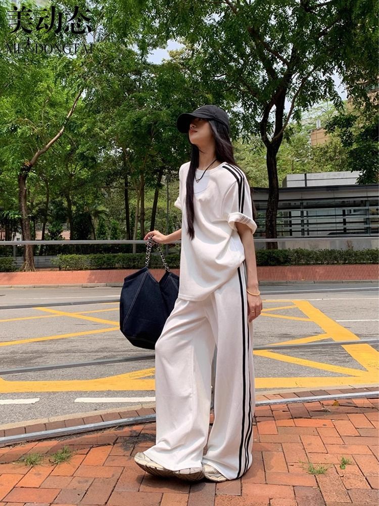 Женский Повседневный комплект  – обзор и цена Wide Leg Palazzo Pants
